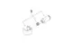 DORNBRACHT Halter ERSATZTEILE 90172001401 80 x 35 x 20 mm Chrom, 90172001401-00 Galeriebild 2